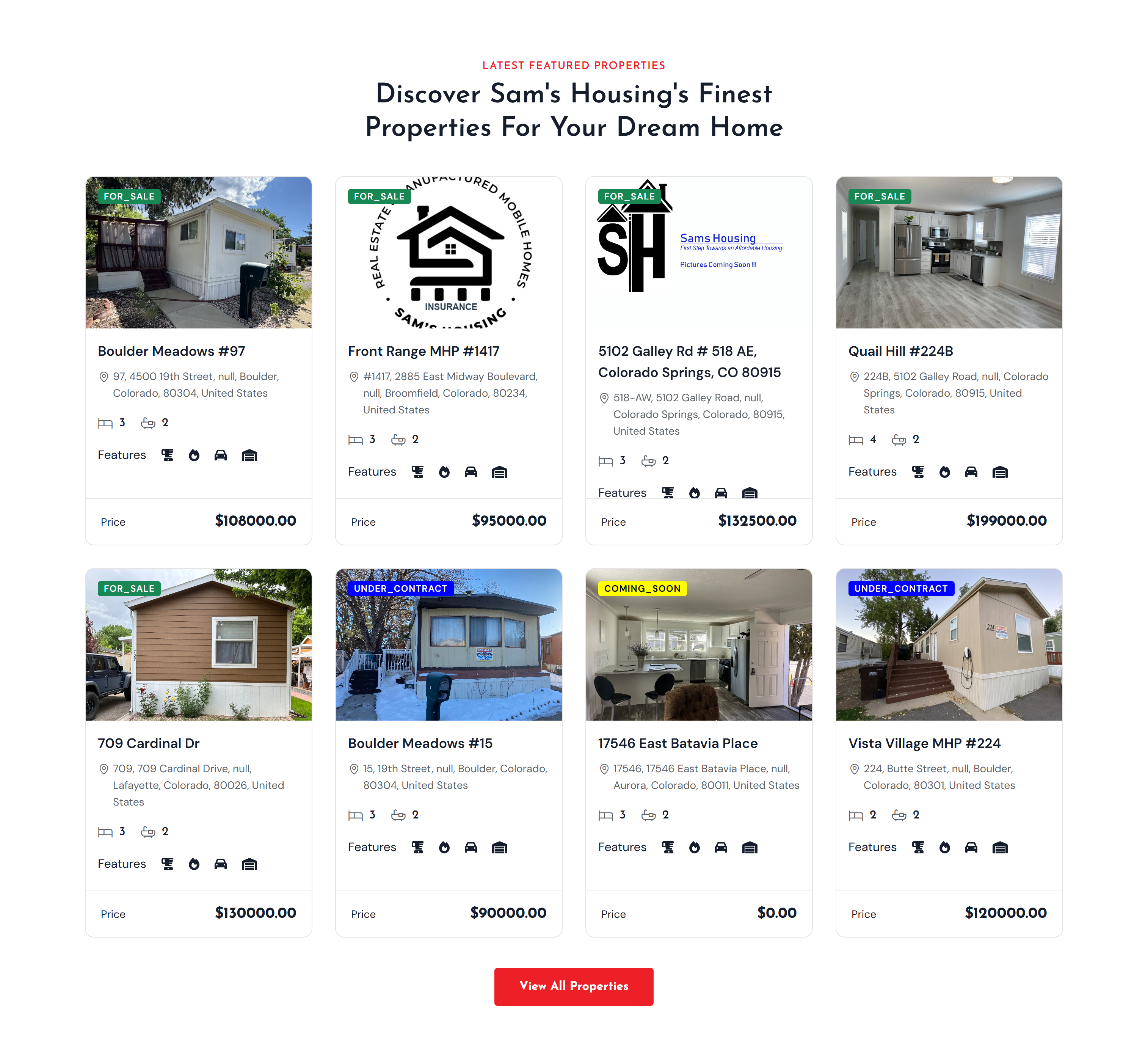 Mobile House Listing Platform